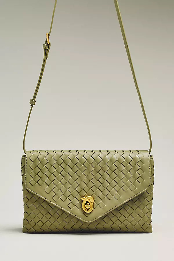 Foldover Woven Clutch | Anthropologie (US)