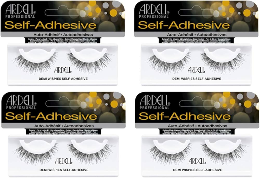 Ardell Self Adhesive False Eyelashes Demi Wispies - Reusable, Lightweight, Natural Look Lashes, N... | Amazon (US)