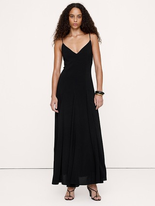 Georgette Paneled Maxi Dress | Banana Republic (US)