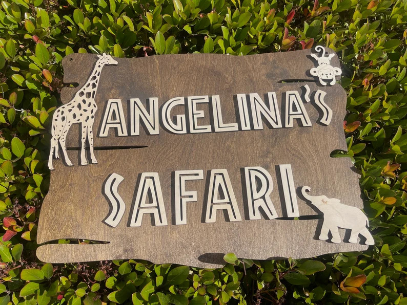 Safari Theme Wild One Jungle Theme Party Birthday Baby Shower - Etsy | Etsy (US)