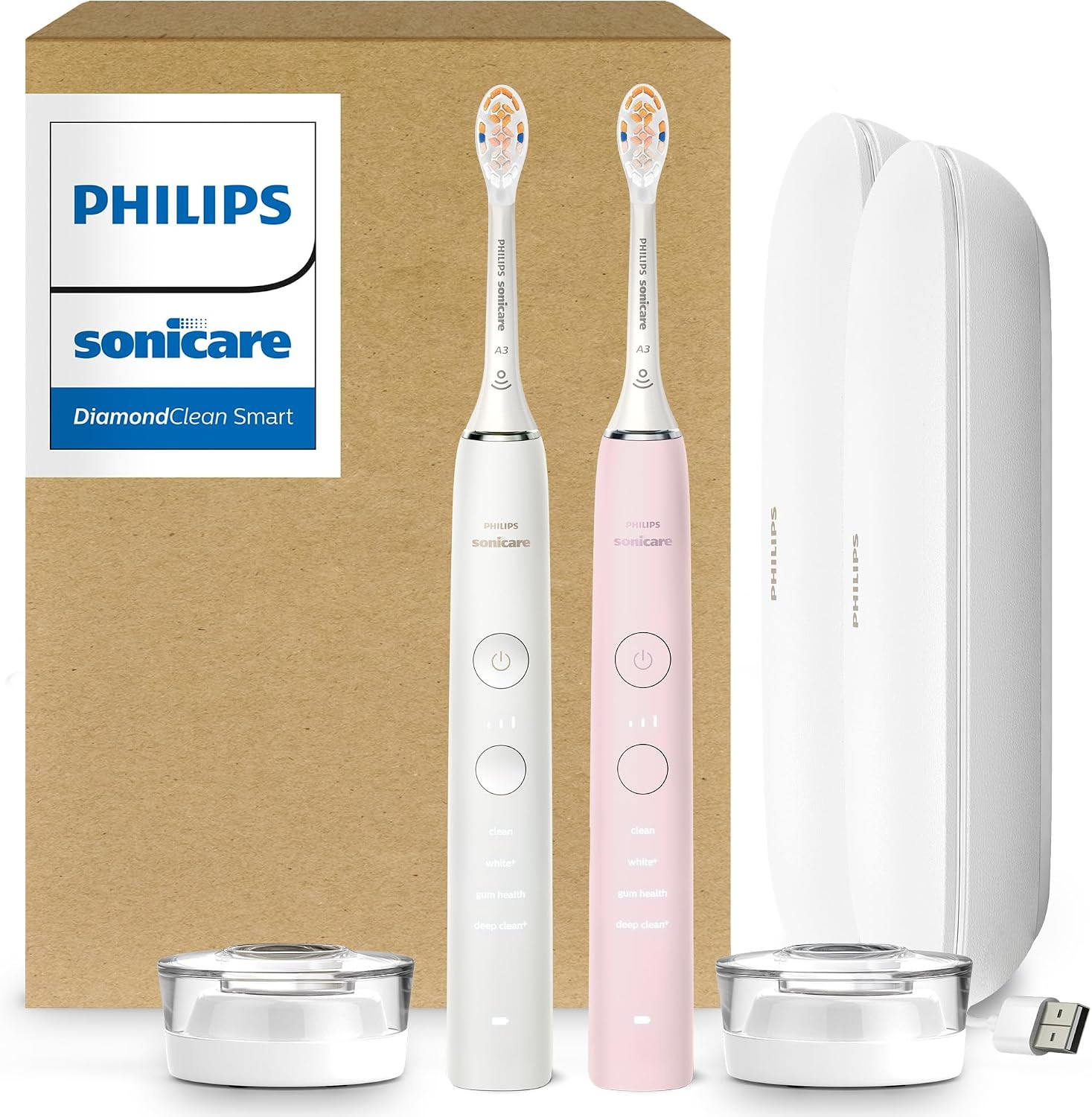 Philips Sonicare DiamondClean 9000 Electric Toothbrush Bundle, HX9912/72 | Amazon (US)