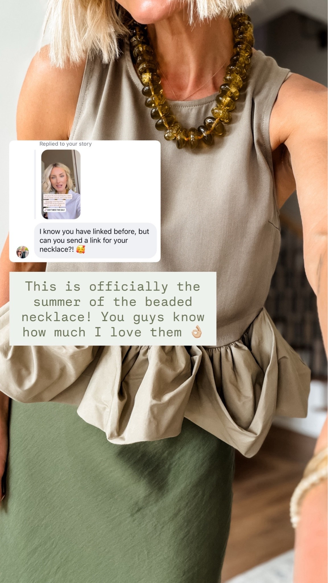 So into beaded necklaces this summer! So many ways to style them! I love this new one I just got 😍

Loverly Grey, Anthropologie, chunky beaded necklace, statement necklace, statement accessories
