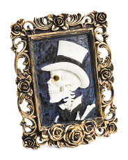 9.5in Skeleton Man Framed Cameo Decoration | Halloween | Marshalls | Marshalls