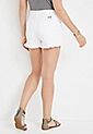 KanCan™ White High Rise Ripped Hem 3.5in Short | Maurices