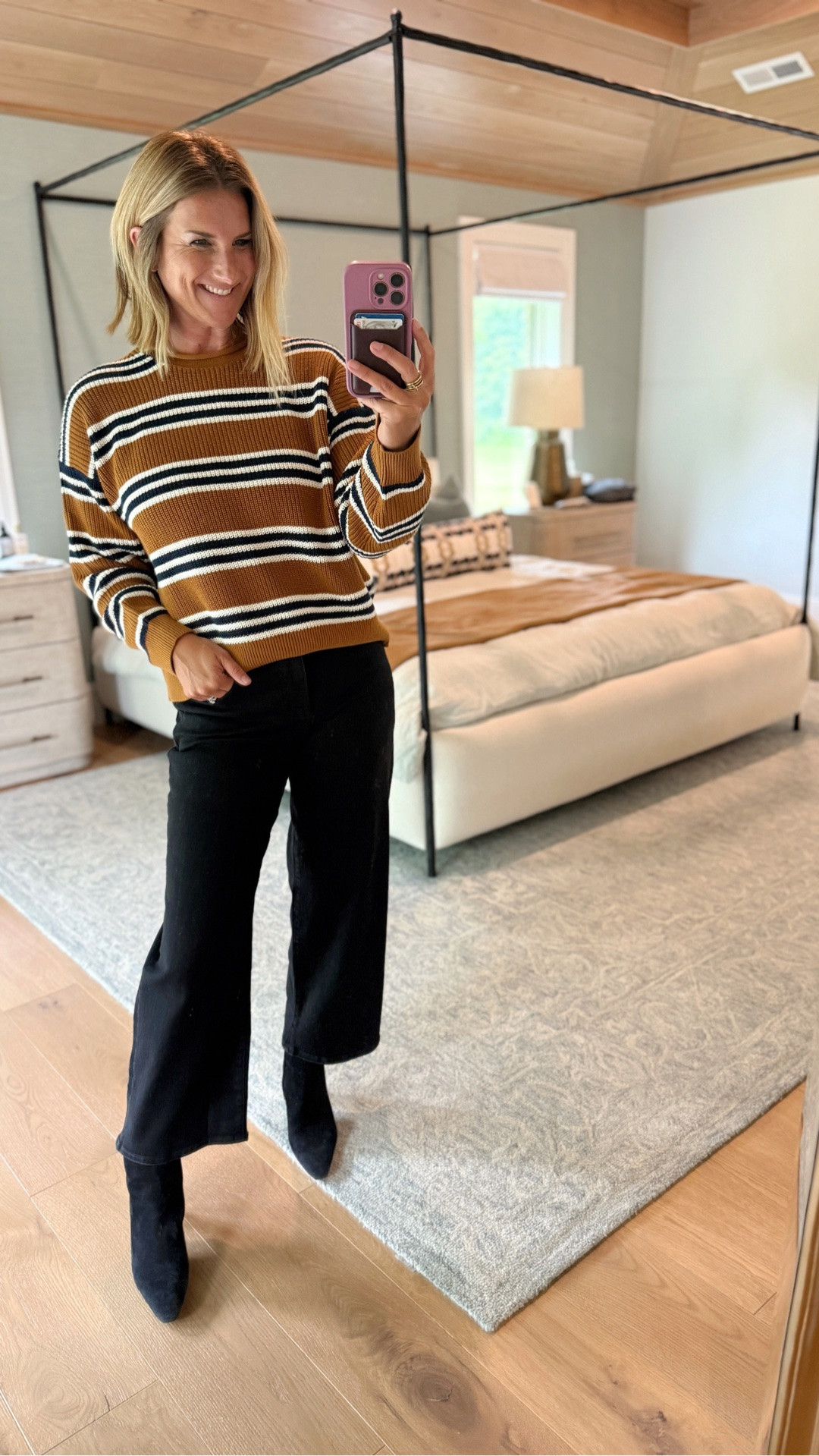 Use code: LTK20 to save! Next 🆙 These jeans are a solid choice for fall and 20% off today when you shop in the app! Order your true size! I’m wearing them in 28, petite but should have done 27!

#LTKxMadewell #LTKSaleAlert #LTKootd