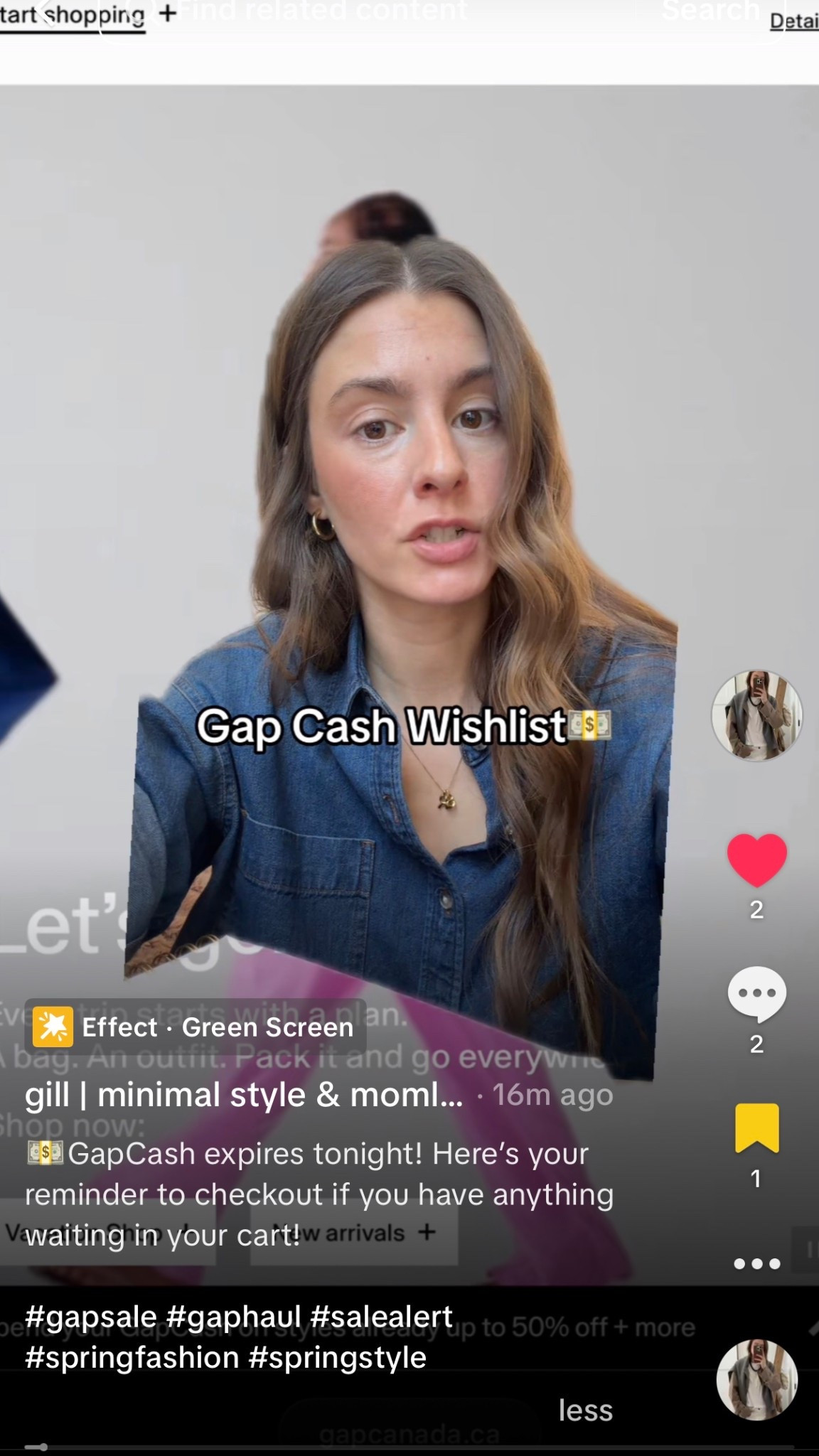 💵GapCash expires tonight ! 

#LTKSpringSale #LTKSaleAlert #LTKSeasonal