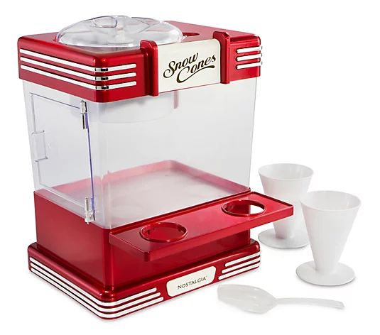 Nostalgia Retro Shaved Ice & Snow Cone Maker - QVC.com | QVC