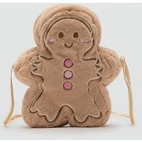 Mango Girls Gingerbread Man Novelty Bag - Beige | Very (UK)