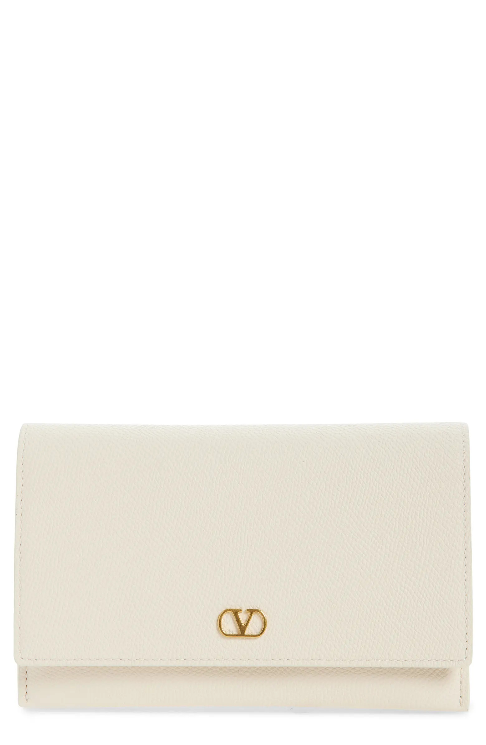 VLOGO Signature Leather Wallet on a Chain | Nordstrom