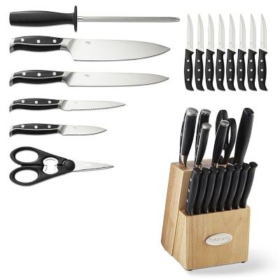 Cuisinart 15-Piece Nitrogen-Infused Stainless-Steel Knife Set | Williams-Sonoma