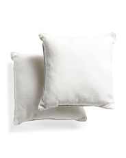 18x18 2pk Yarn Dyed Outdoor Decorative Pillows | Marshalls