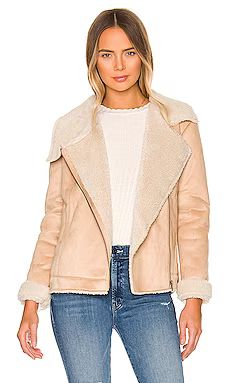 Tularosa Griffin Sherpa Coat in Mahogany from Revolve.com | Revolve Clothing (Global)