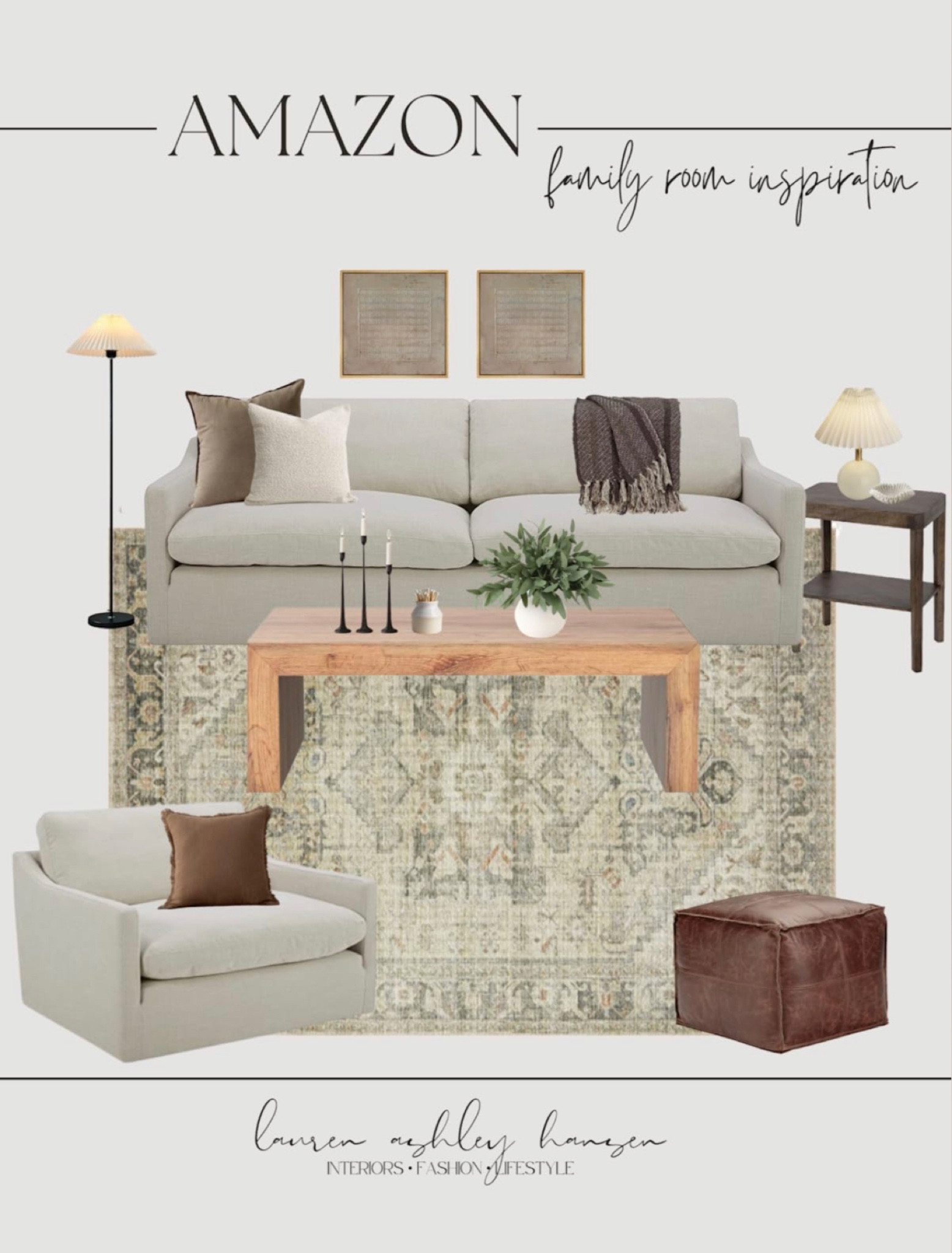 If you're looking to refresh or maybe completely revamp your living room, all of these items are on Amazon and perfect for an affordable, yet beautiful living space! This sofa and matching chair are both right around $1,000 or under and have such great reviews!

#LTKstyletip #LTKsalealert #LTKhome