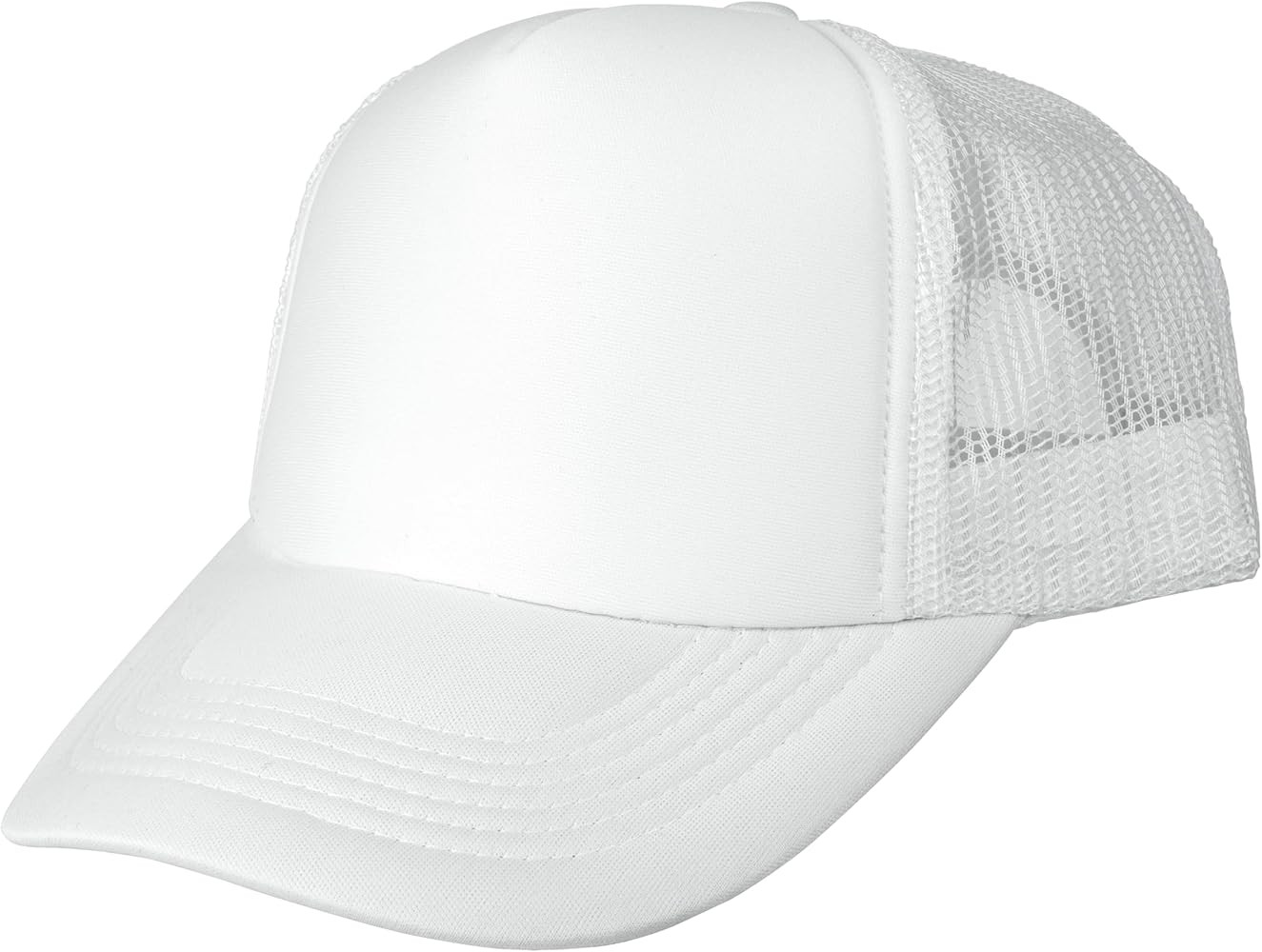 Gelante Sublimation Blank Trucker Hats - Polyester Foam Mesh Snapback Baseball Cap | Amazon (US)