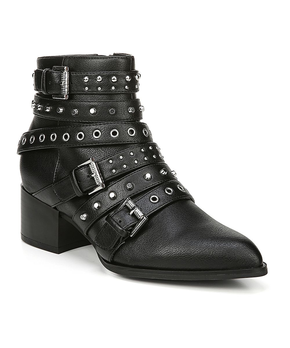 Fergalicious by Fergie Women's Casual boots BLACK - Black Tumbled Napa Impact Bootie - Women | Zulily