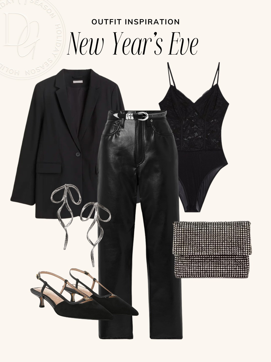 NYE Outfit 〰️ Stand-out staples for NYE!

New Year’s outfit, NYE bag, NYE accessories, NYE jewelry, NYE heels, statement heels, New Year’s Eve, going out outfit, faux leather pants outfit 

 

#LTKHoliday #LTKSeasonal #LTKParties