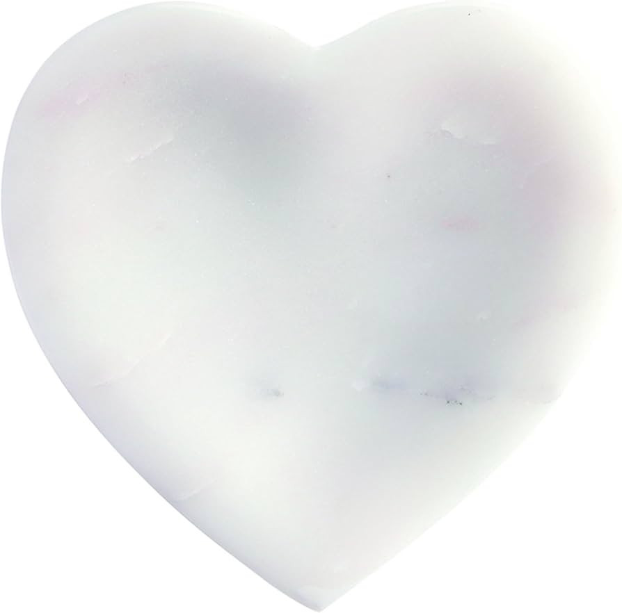 Santa Barbara Design Studio Arabesque Die-Cut Whtie Marble Heart Tray, 4.5" | Amazon (US)