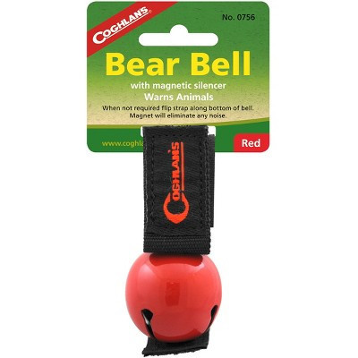Coghlan's Bear Bell w/ Magnetic Silencer & Carry Strap for Hiking Safety, Red | Target