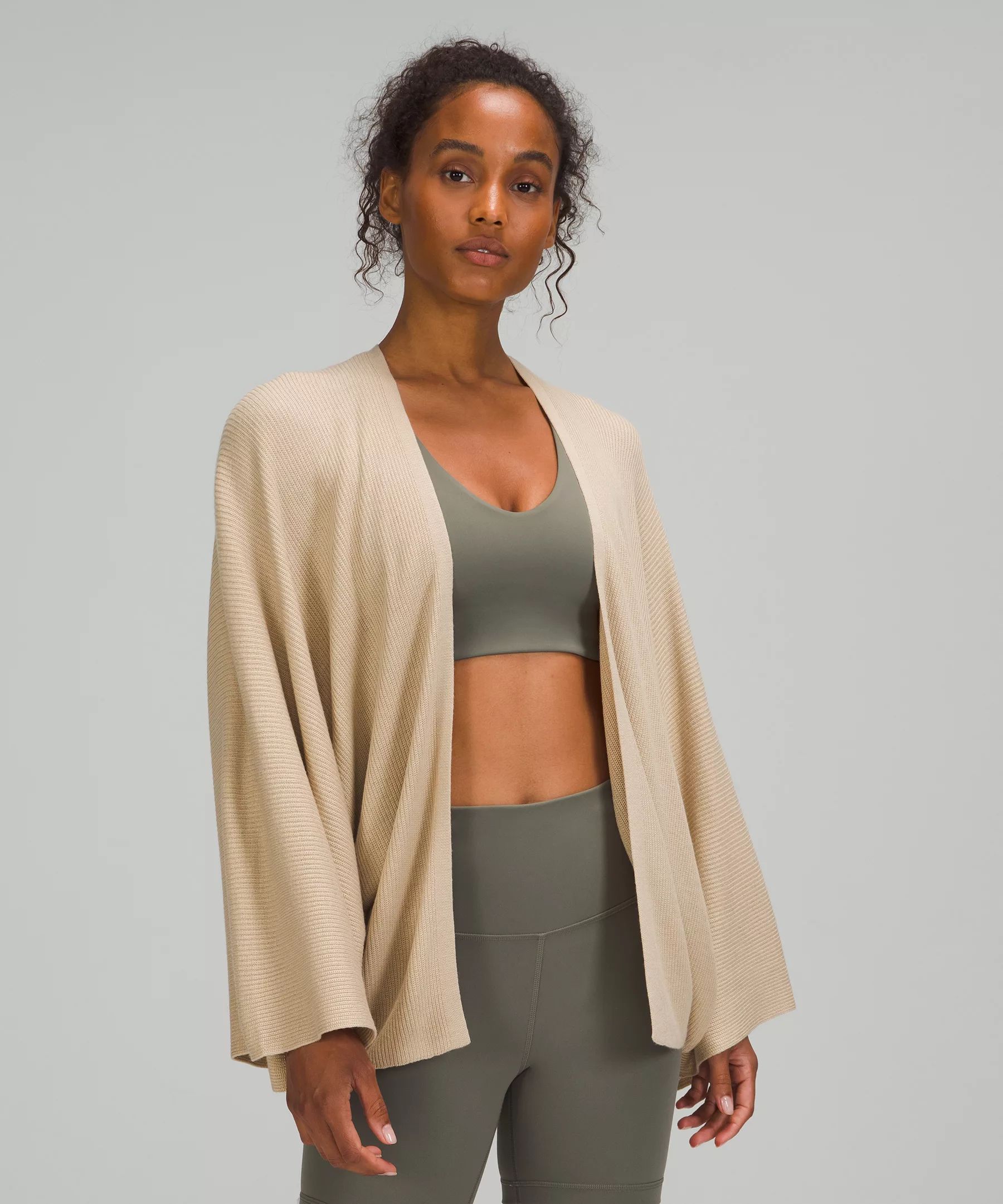 Cashlu™ Knit Textured Wrap | Women's Scarves & Wraps | lululemon | Lululemon (US)