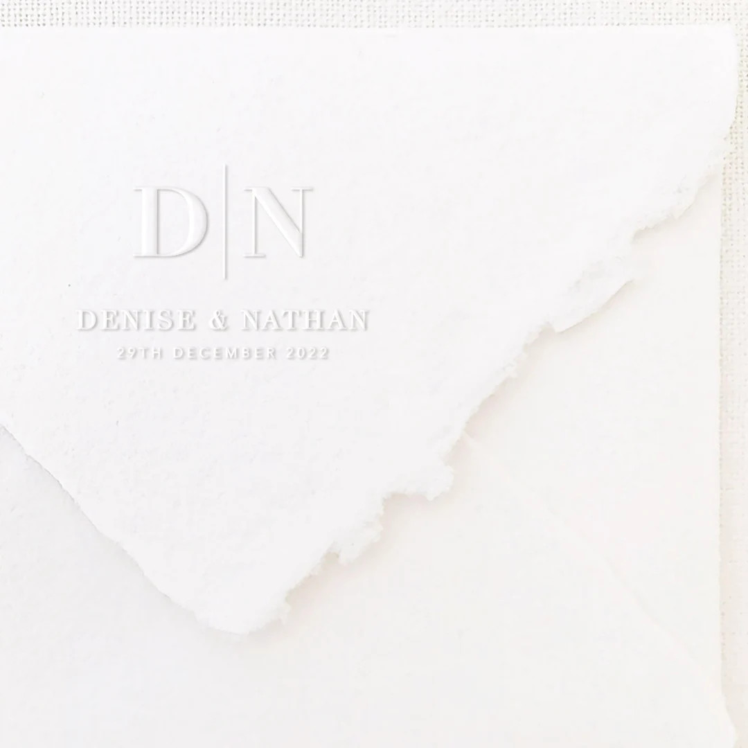 Custom Embosser Seal Classic Monogram Embosser Save the Date - Etsy | Etsy (US)