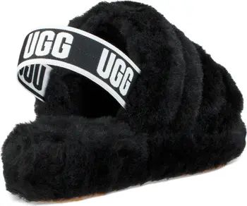 UGG® Fluff Yeah Genuine Shearling Slingback Sandal | Nordstrom | Nordstrom