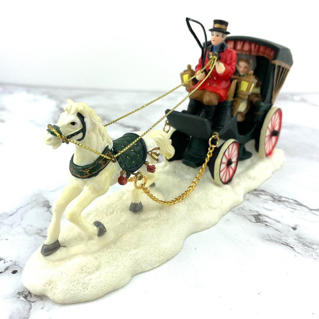 Holiday Time Horse and Carriage Heartland Valley Village Christmas Holiday Decor - Etsy | Etsy (US)