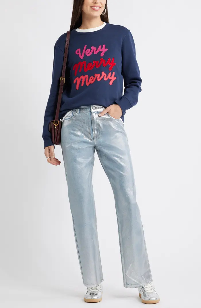 Caslon® Very Merry Merry Sweatshirt | Nordstrom | Nordstrom