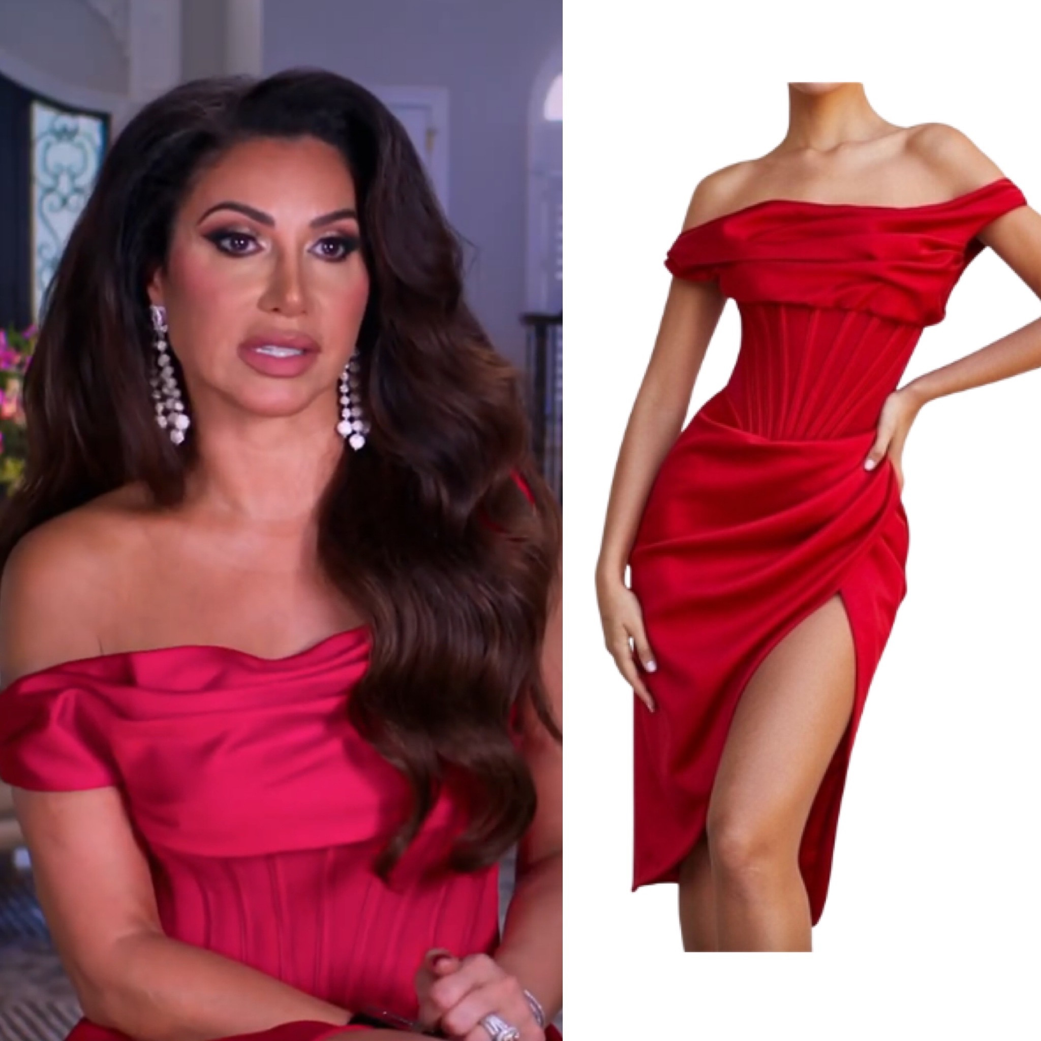 Jennifer Aydins Red Corset Confessional Dress