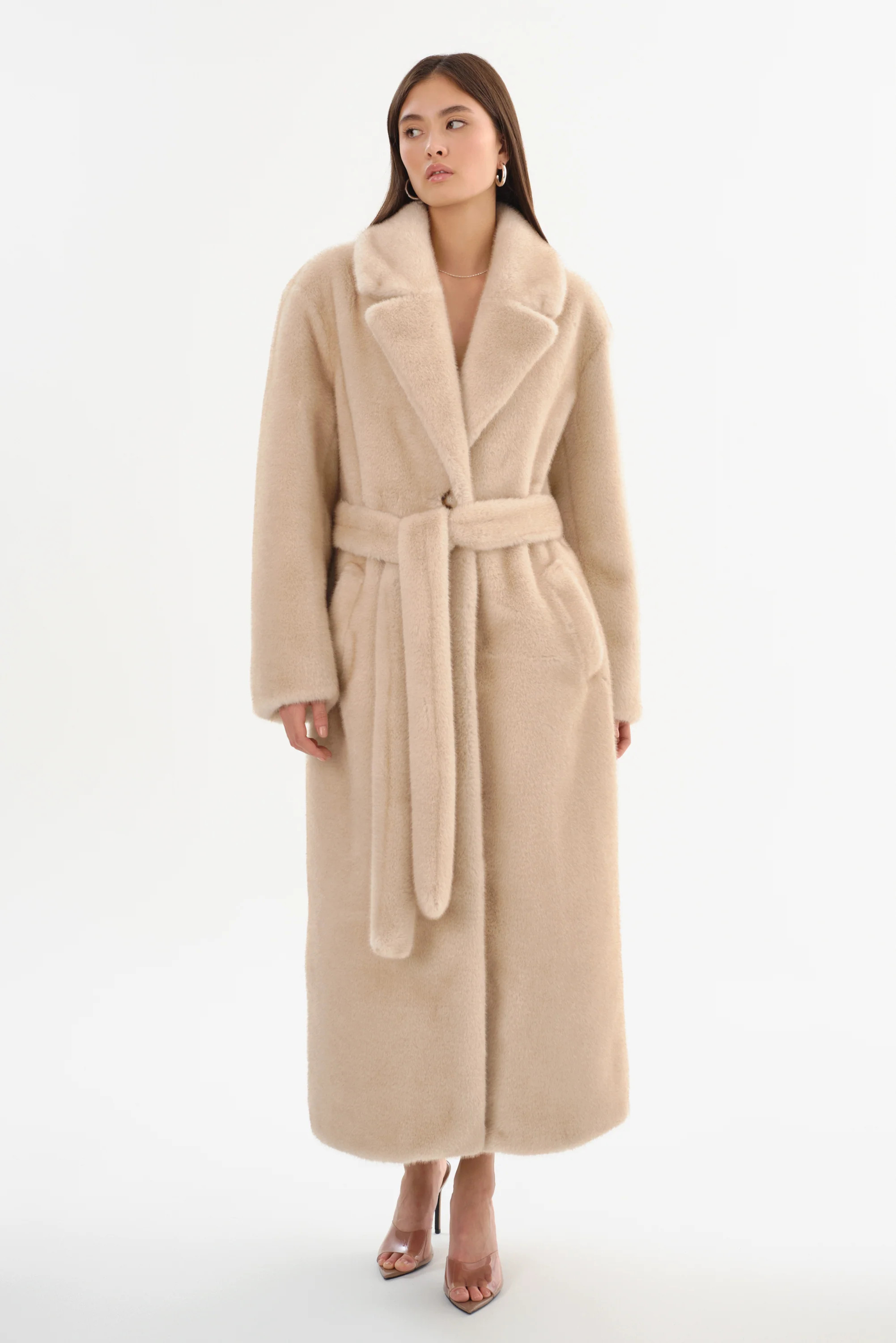 DARELLE | Oversized Faux Fur Maxi Coat | LAMARQUE