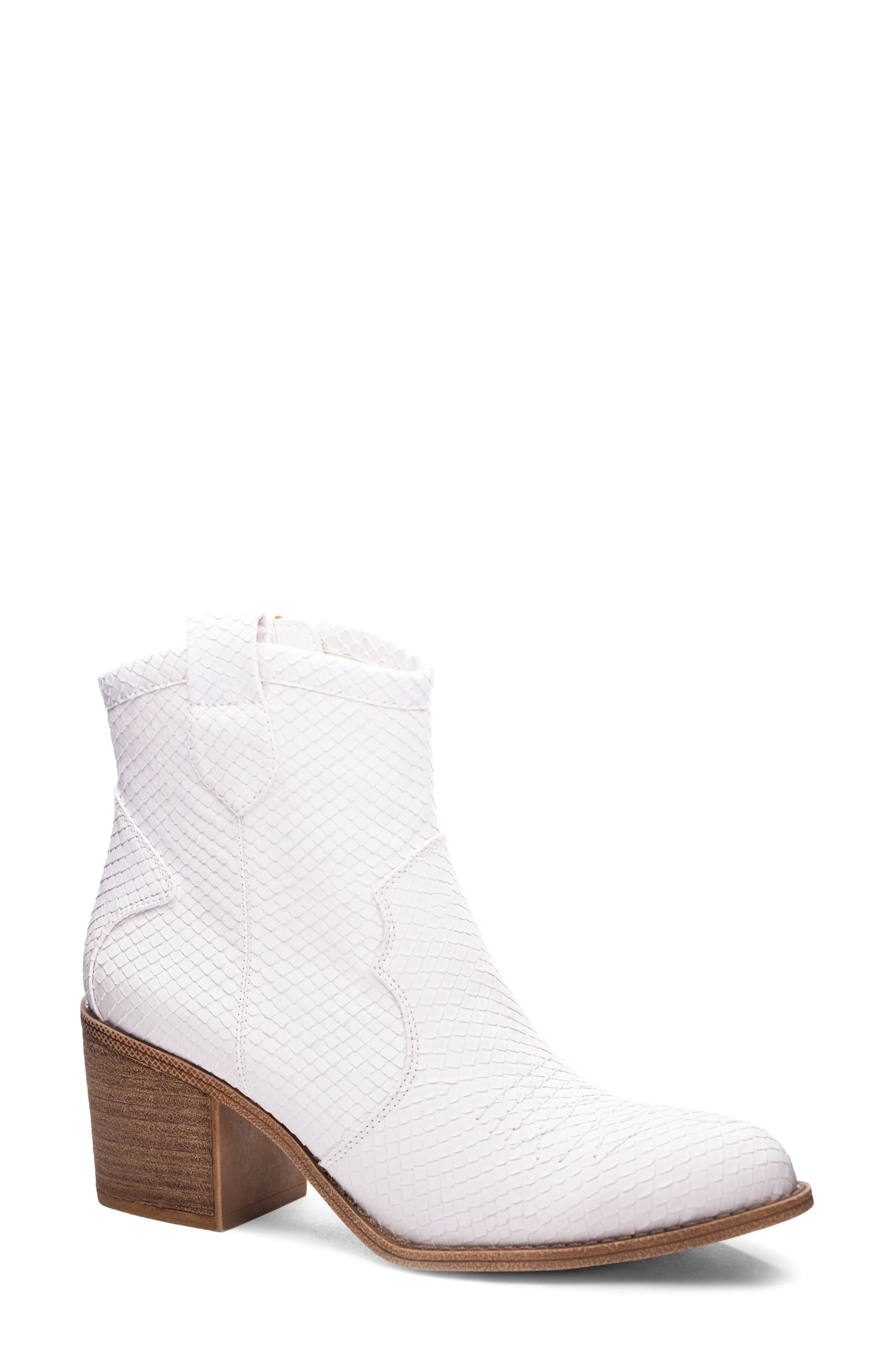 Women's Dirty Laundry Unite Western Bootie, Size 5 M - White | Nordstrom