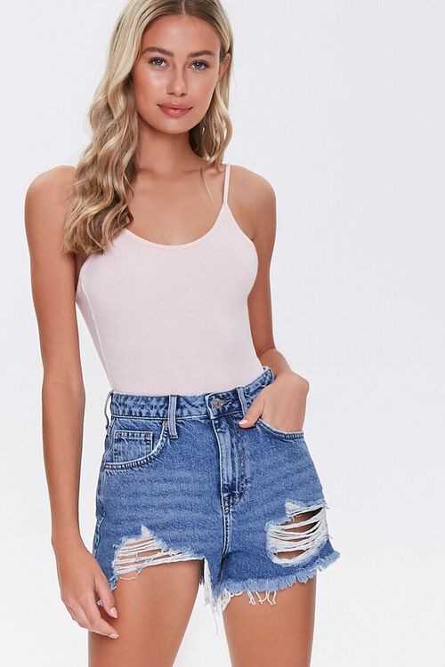 Distressed Retro High-Rise Shorts | Forever 21 (US)