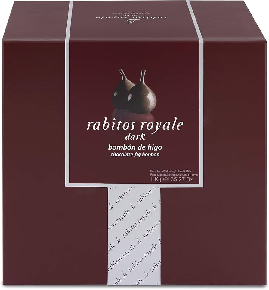 La Higuera. Rabitos Royale. Dark Chocolate Truffle Stuffed Fig Bonbons. 1kg (2.2lb) | Amazon (US)