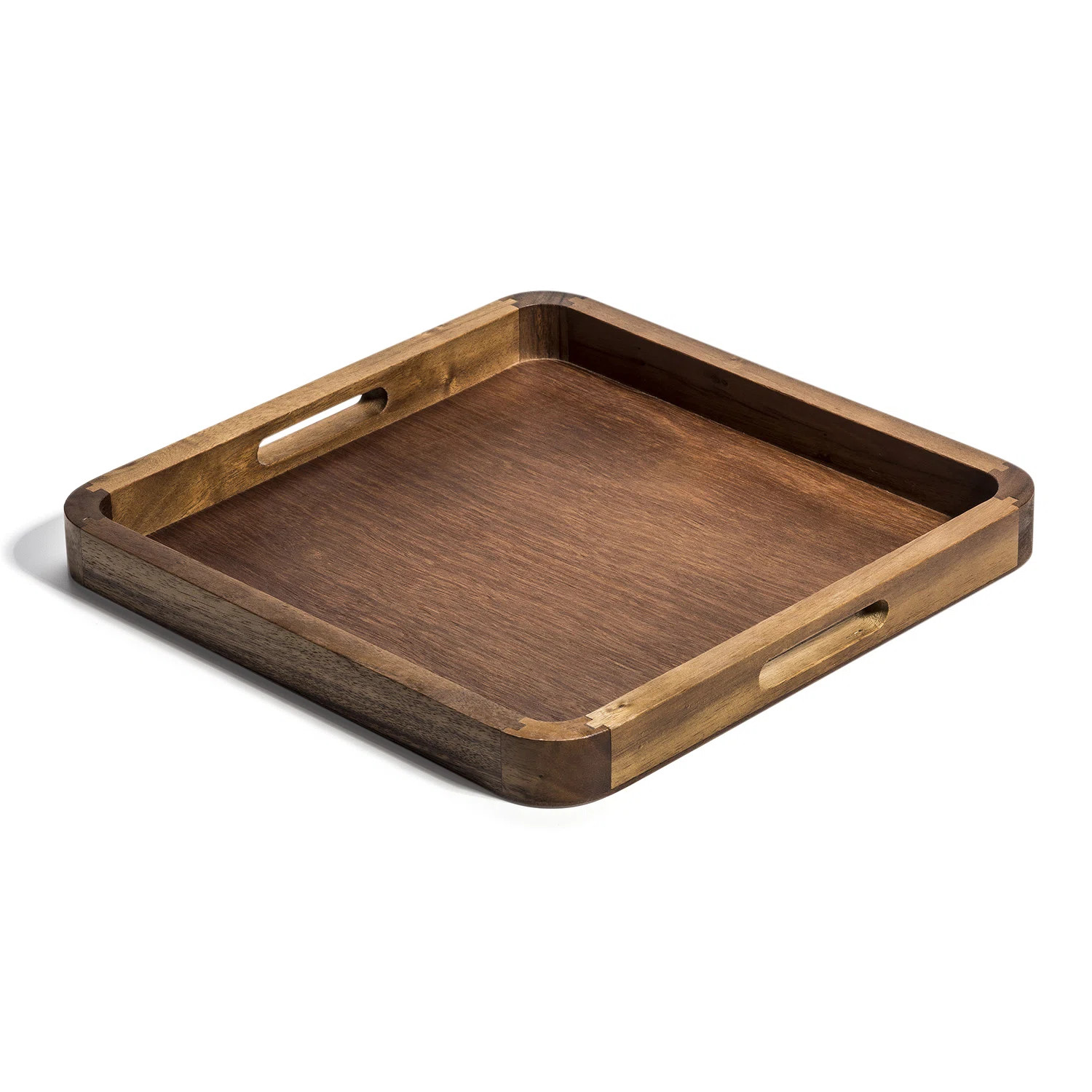 Acacia Wood Square Serving Tray | Wayfair North America