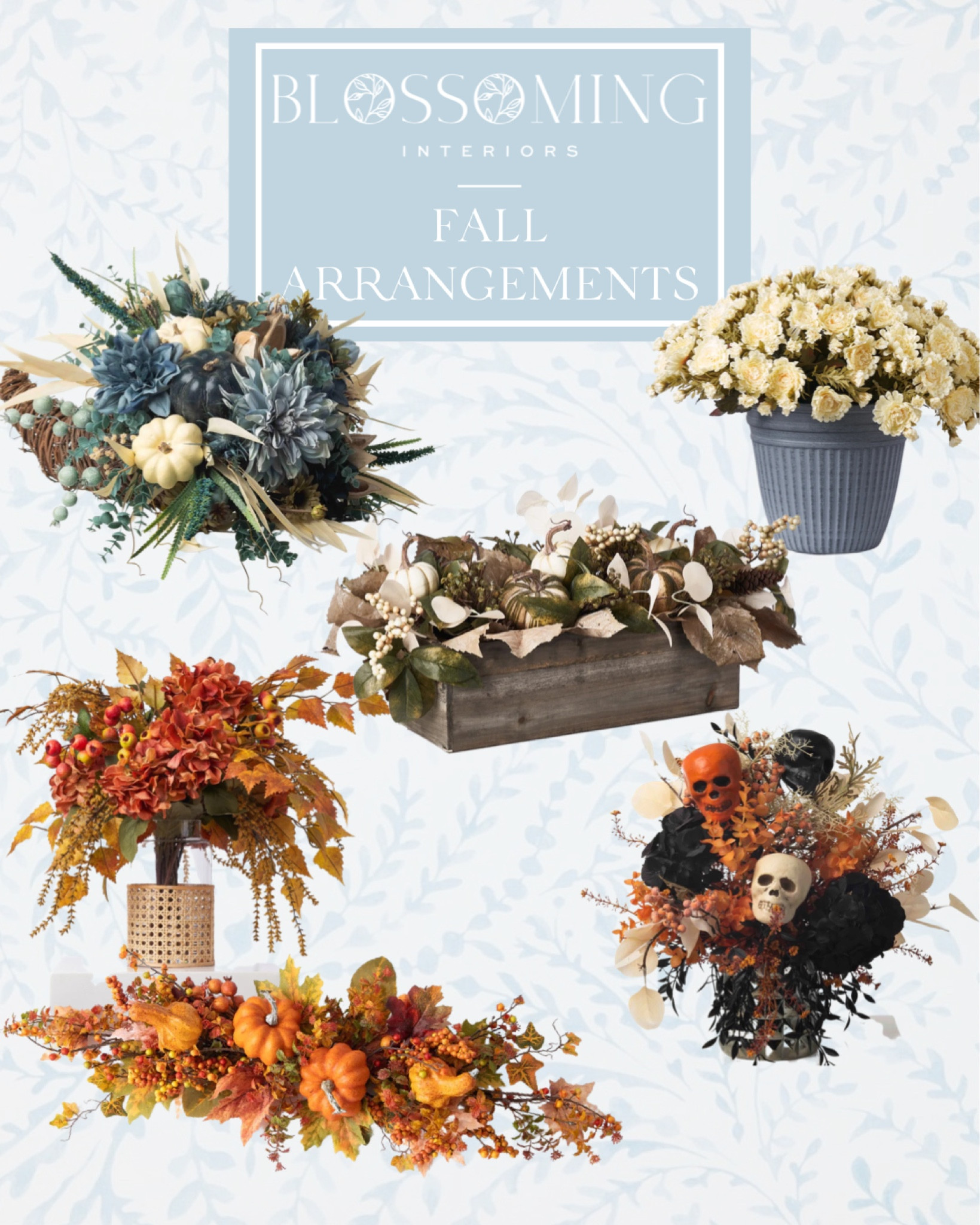 Darby Creek Fall & Halloween arrangements all now 20% off. 

#LTKFind #LTKSeasonal #LTKhome