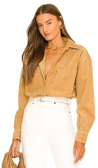 Remi Utility Shirt in Iced Coffee Cord | Revolve Clothing (Global)