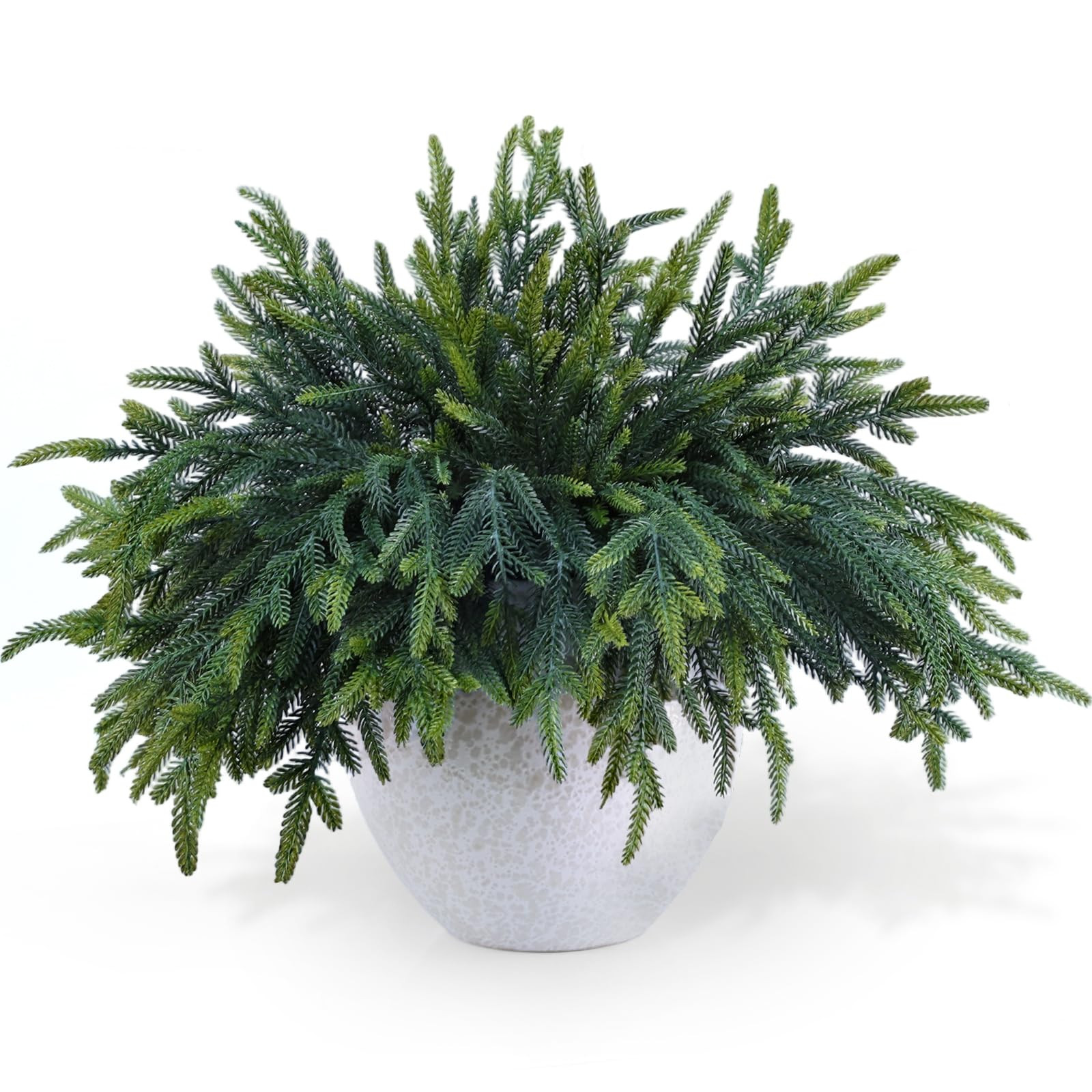 12 Pcs Pine Branches - Real Touch Artificial Pine Stems - Christmas Greenery Picks for DIY Wreath... | Amazon (US)