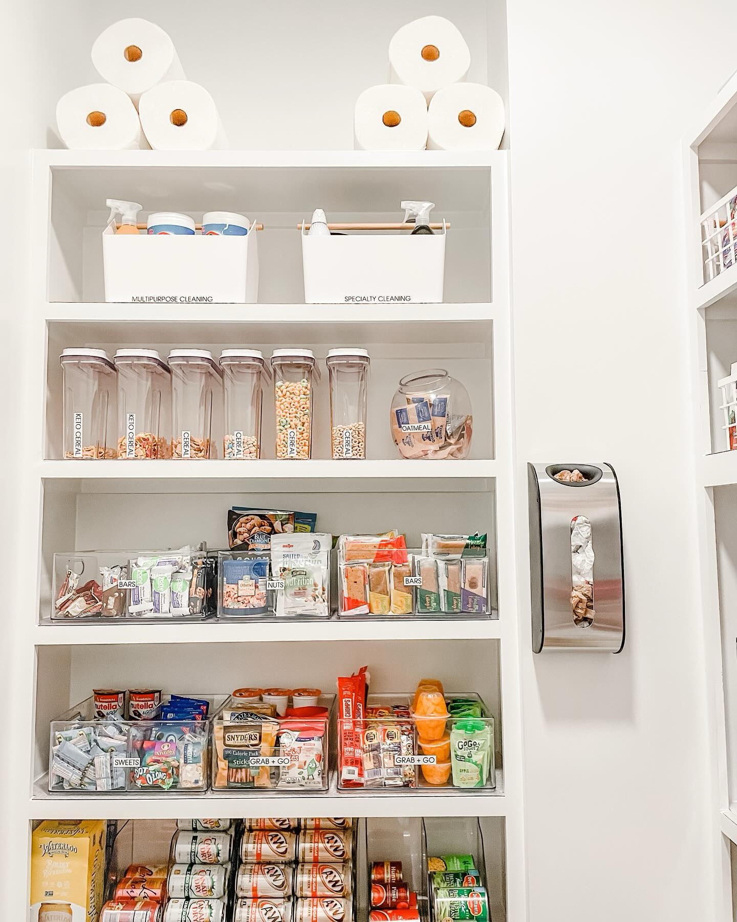 The power of product - Exhibit A!

It’s amazing what the RIGHT product can do! 

Here’s a little about our approach…We never propose product without a thorough edit in a space and a plan. Once we’ve figured out which shelf everything will call their permanent home, we then figure out what product will help to maximize the flow of the space!

And we love seeing the overall aesthetic of a home and understanding the way your family functions in a space so that the final look of your organized space complements the rest of your home in a big way! 🙌🏼