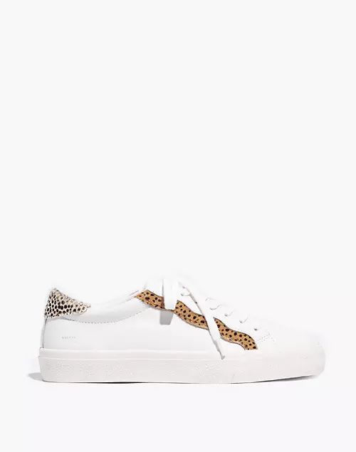 Sidewalk Low-Top Sneakers in Leather and Calf Hair: Wave Edition | Madewell