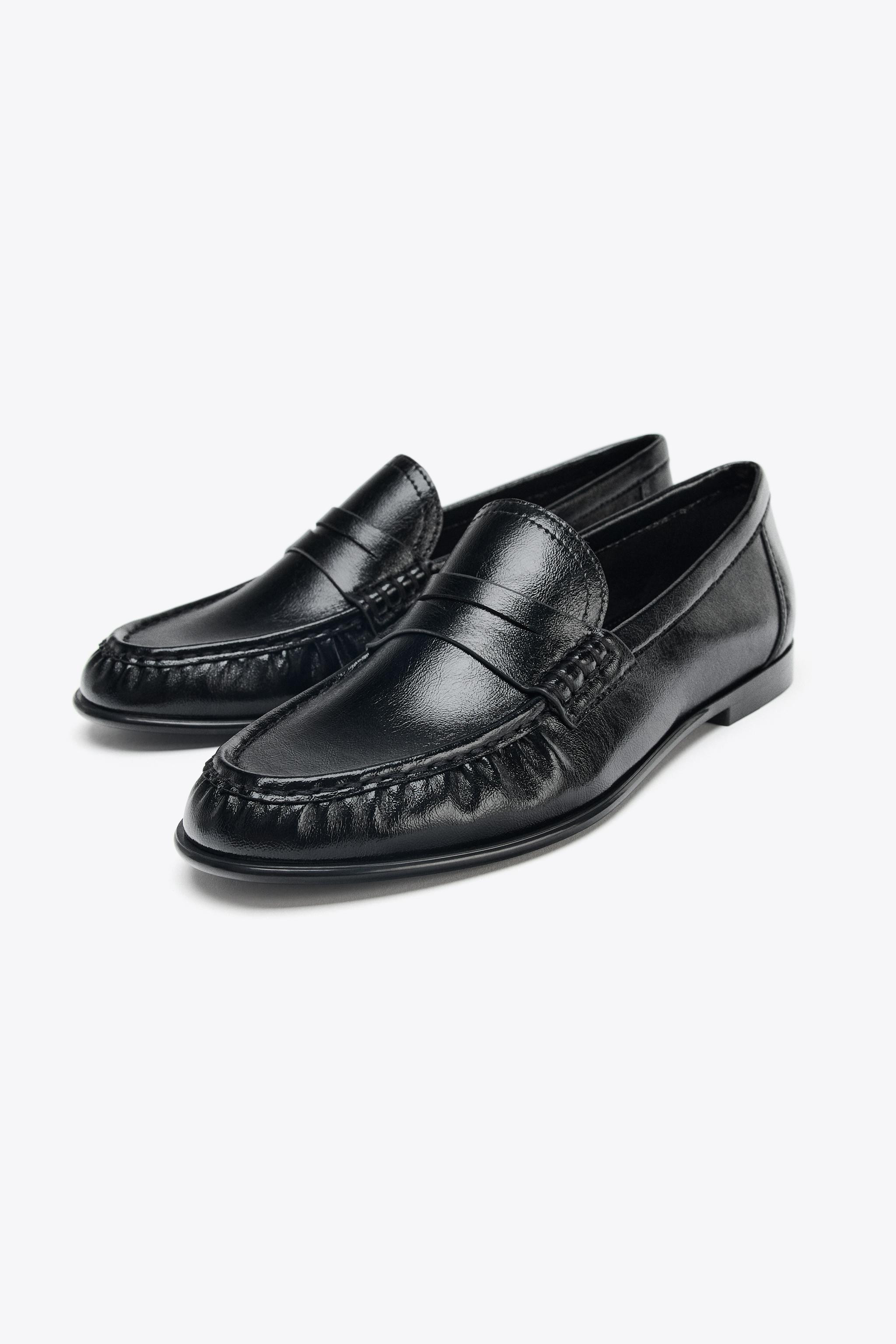 SOFT GATHERED LOAFERS | Zara UK