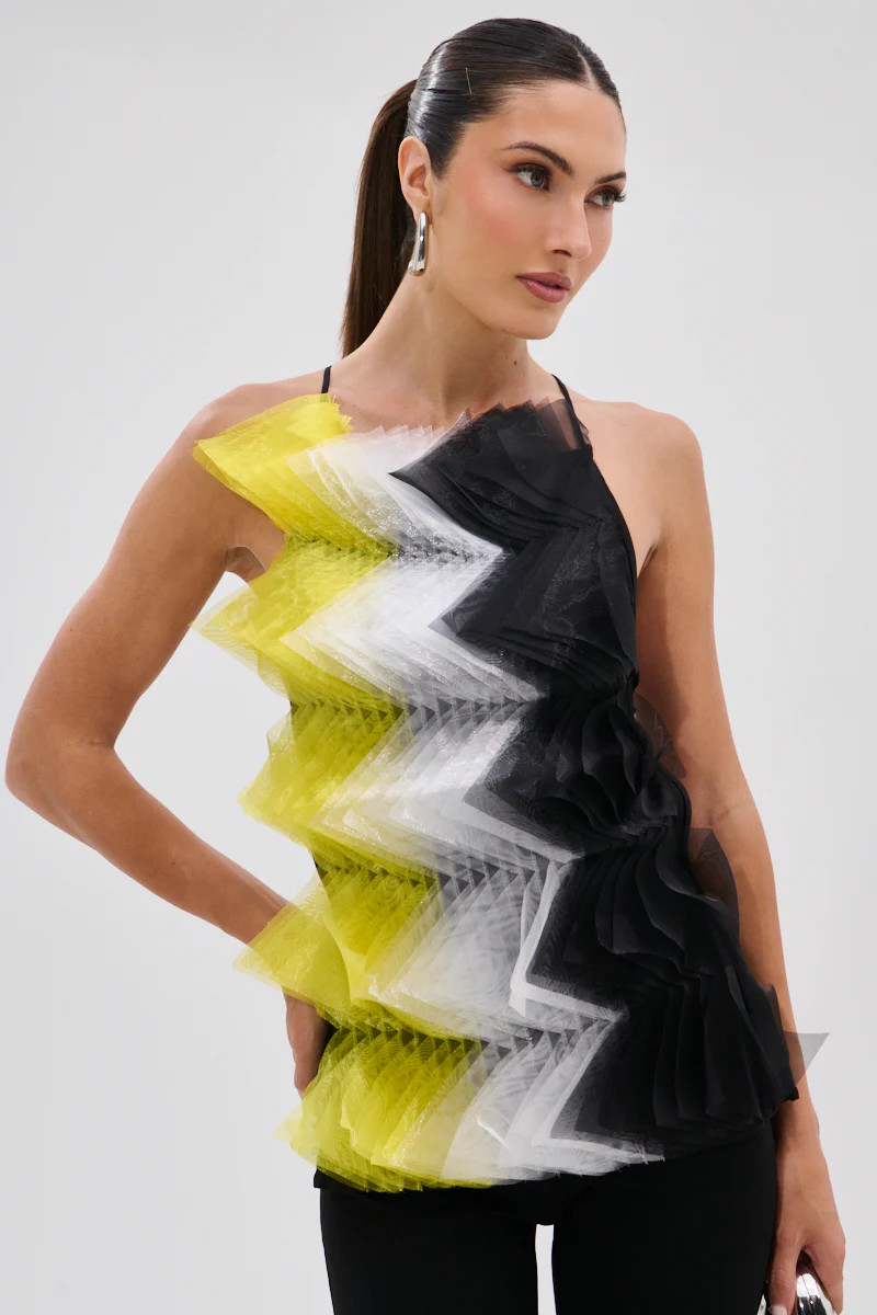 PIPPA MESH BLOUSE | AKIRA