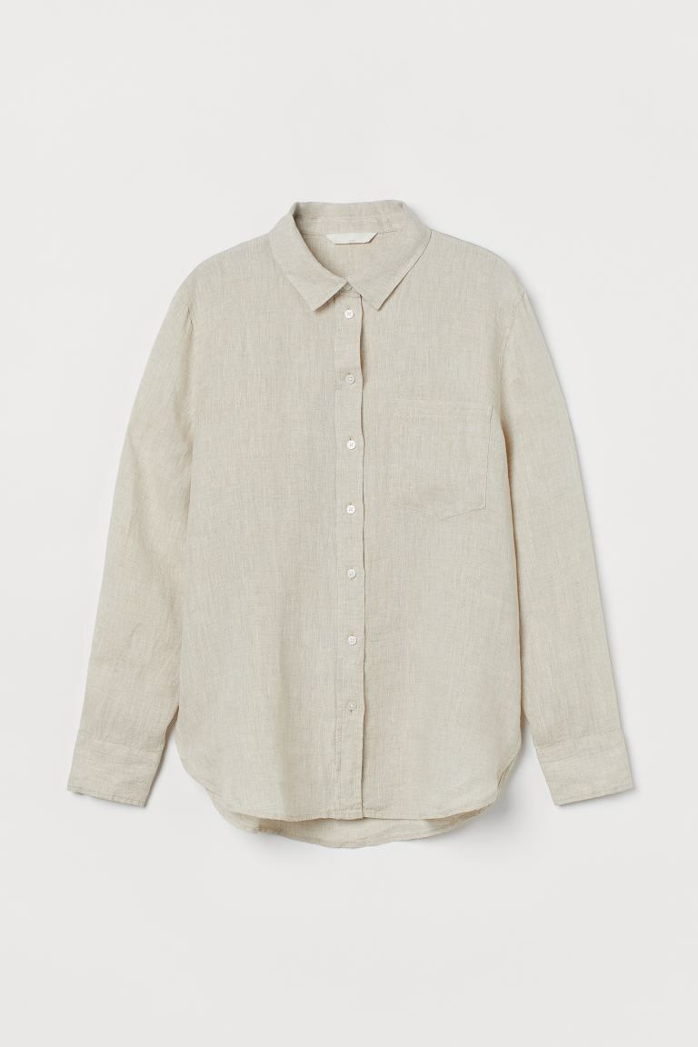 Linen shirt | H&M (UK, MY, IN, SG, PH, TW, HK)