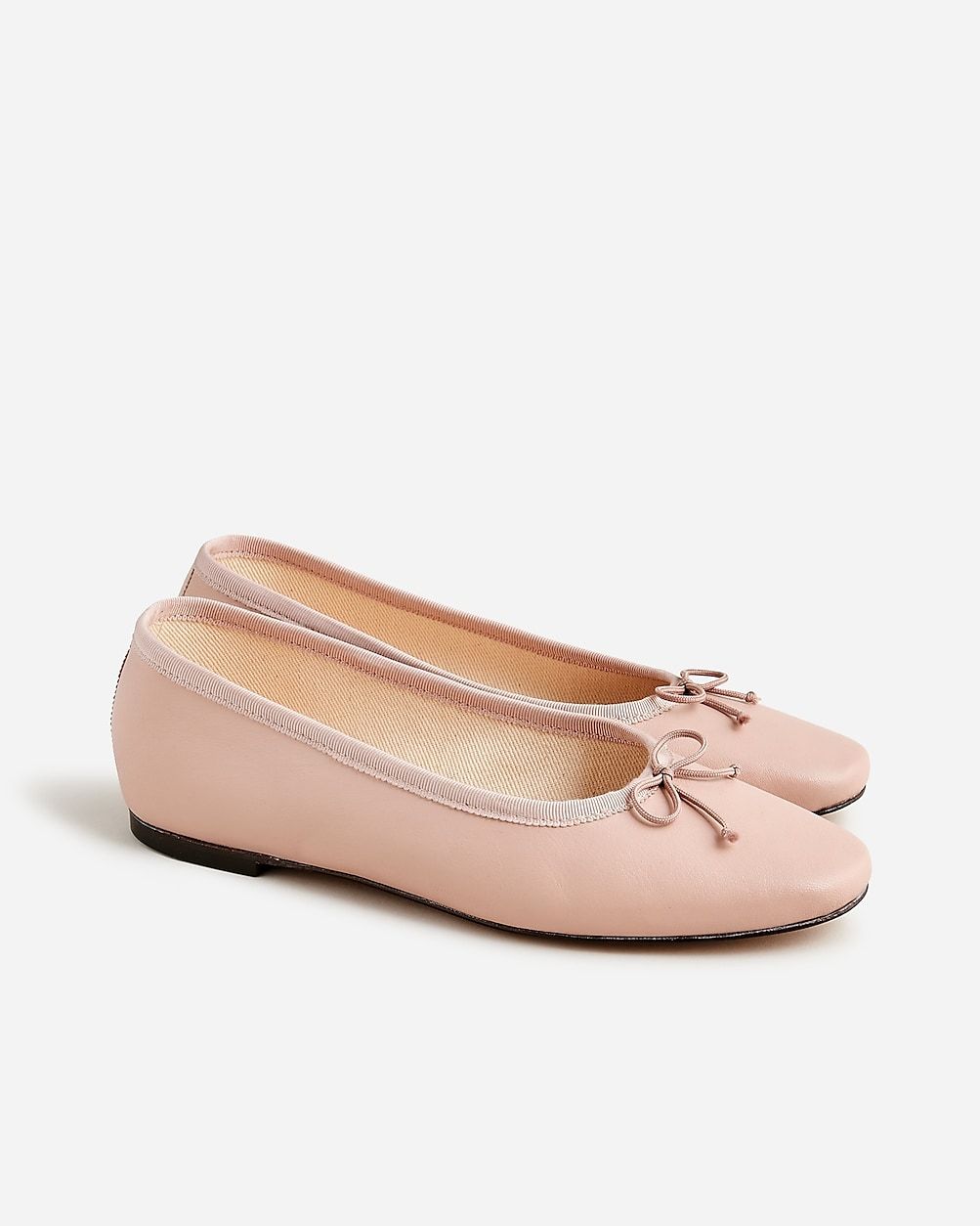 Zoe ballet flats in leather | J.Crew US