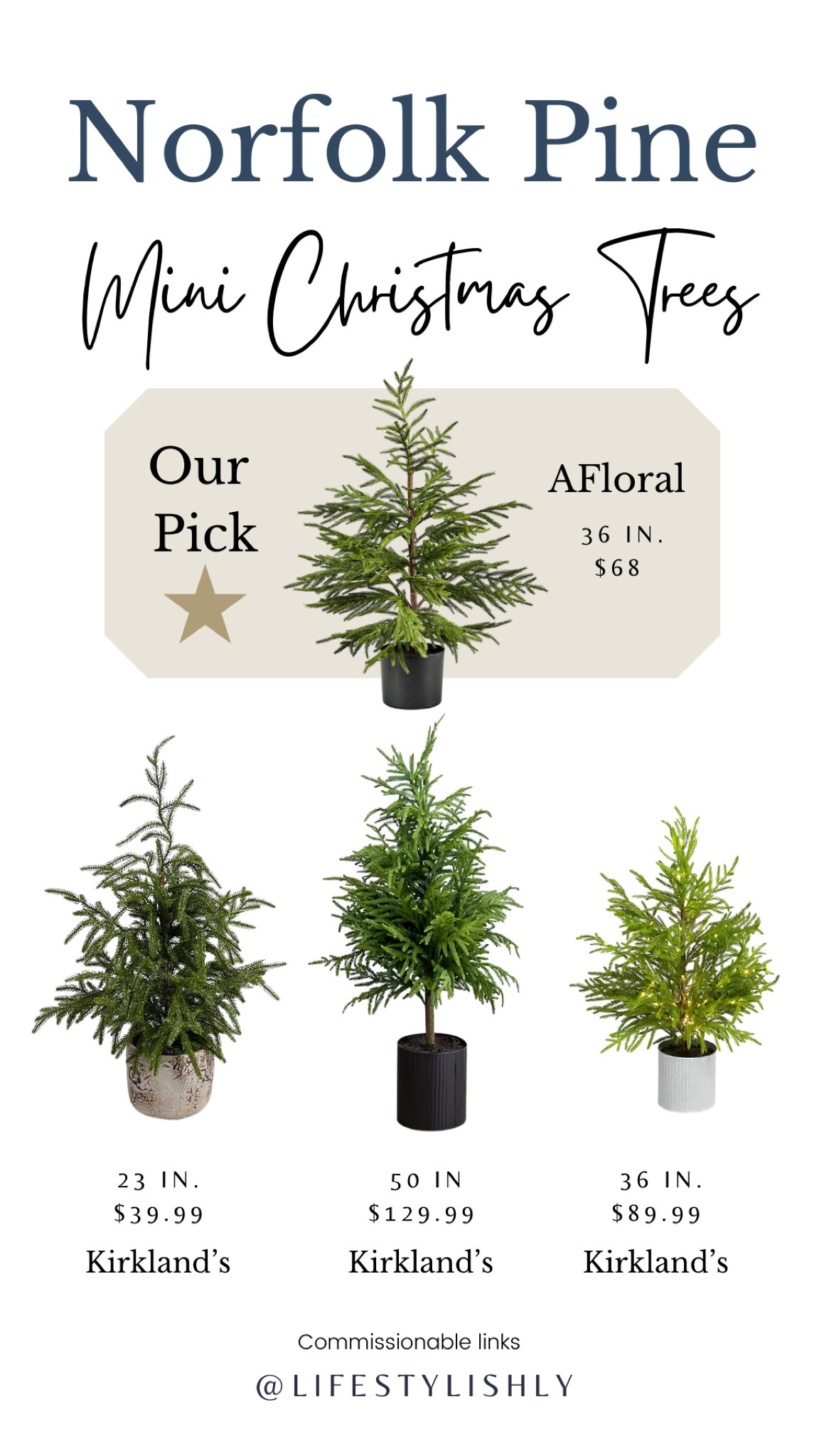 Norfolk pine wreaths 