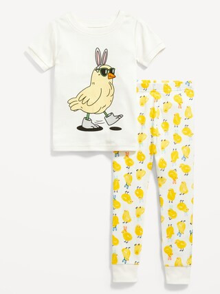 Unisex Matching Easter-Theme Snug-Fit Pajama Set for Toddler | Old Navy (US)