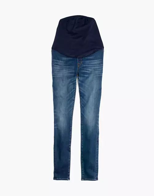 Maternity Over-the-Belly Skinny Jeans in Danny Wash: Tencel™ Edition | Madewell
