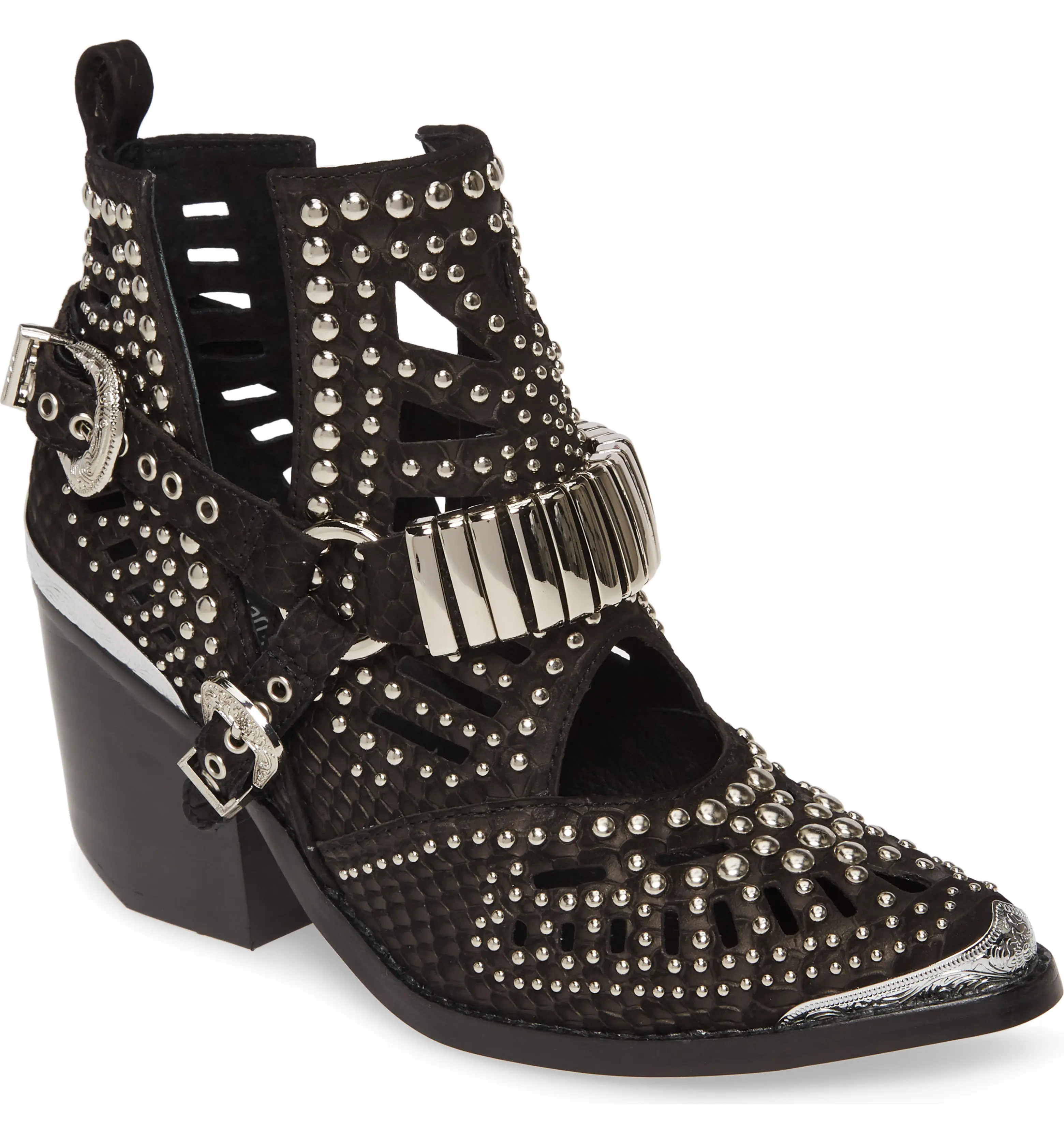 Wylie Studded Western Bootie | Nordstrom
