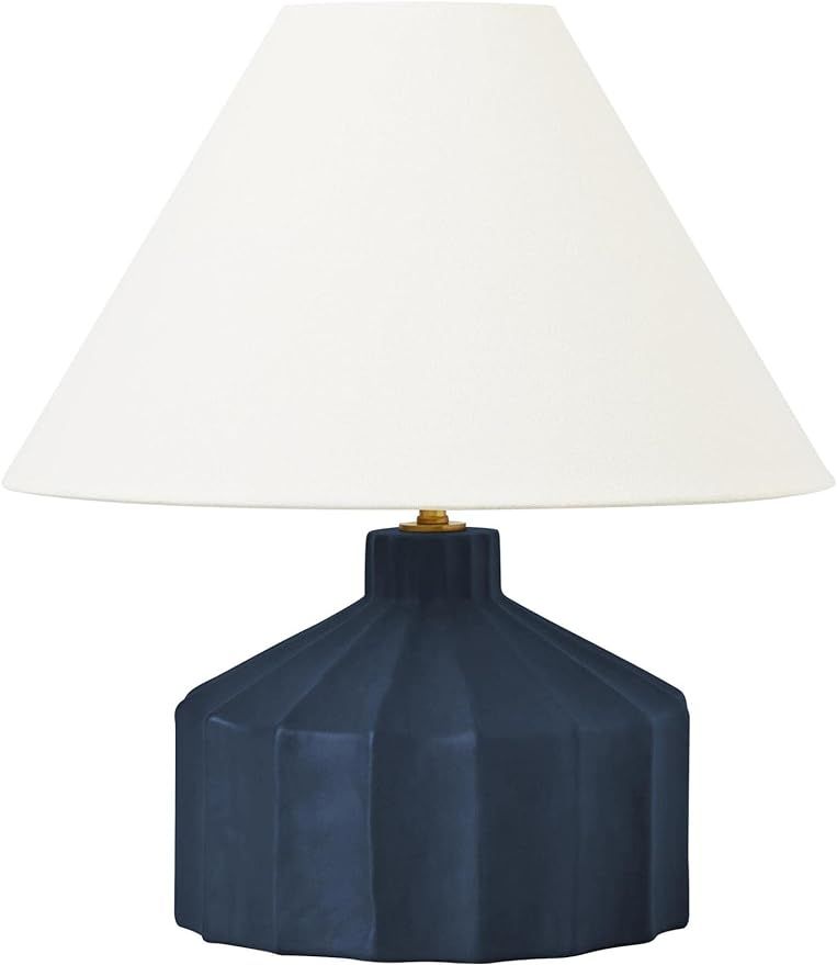 KT13311 Veneto 17" Tall LED Accent Table Lamp - Matte Medium Blue Wash | Amazon (US)