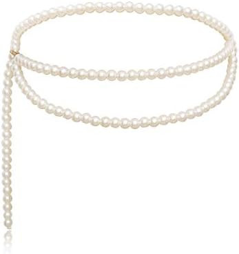 Pearl Belts Chain Pearls Waist Body Chain Pearl Body Jewelry Summer Beach Body Accessories (Waist... | Amazon (US)