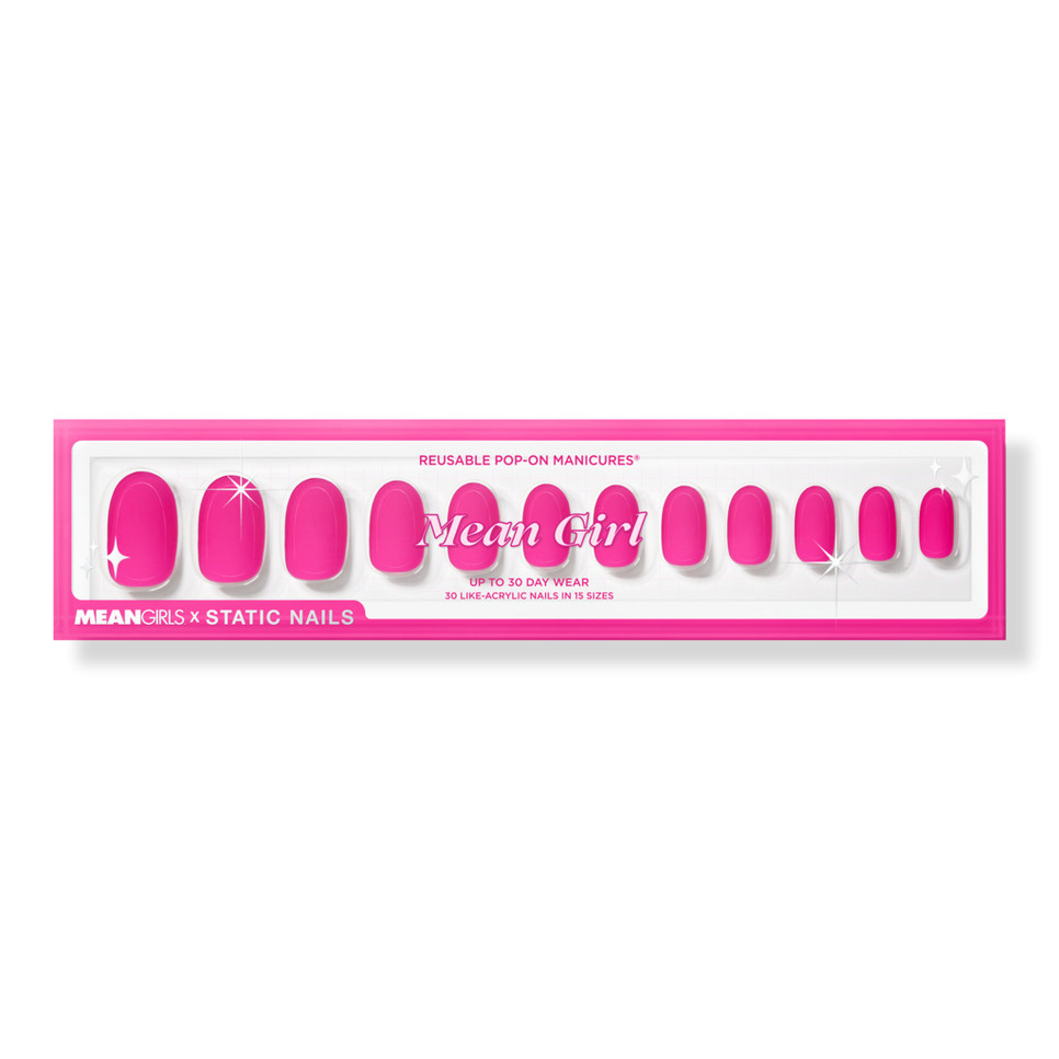 Mean Girls X Static Mean Girl Reusable Pop-On Manicures | Ulta