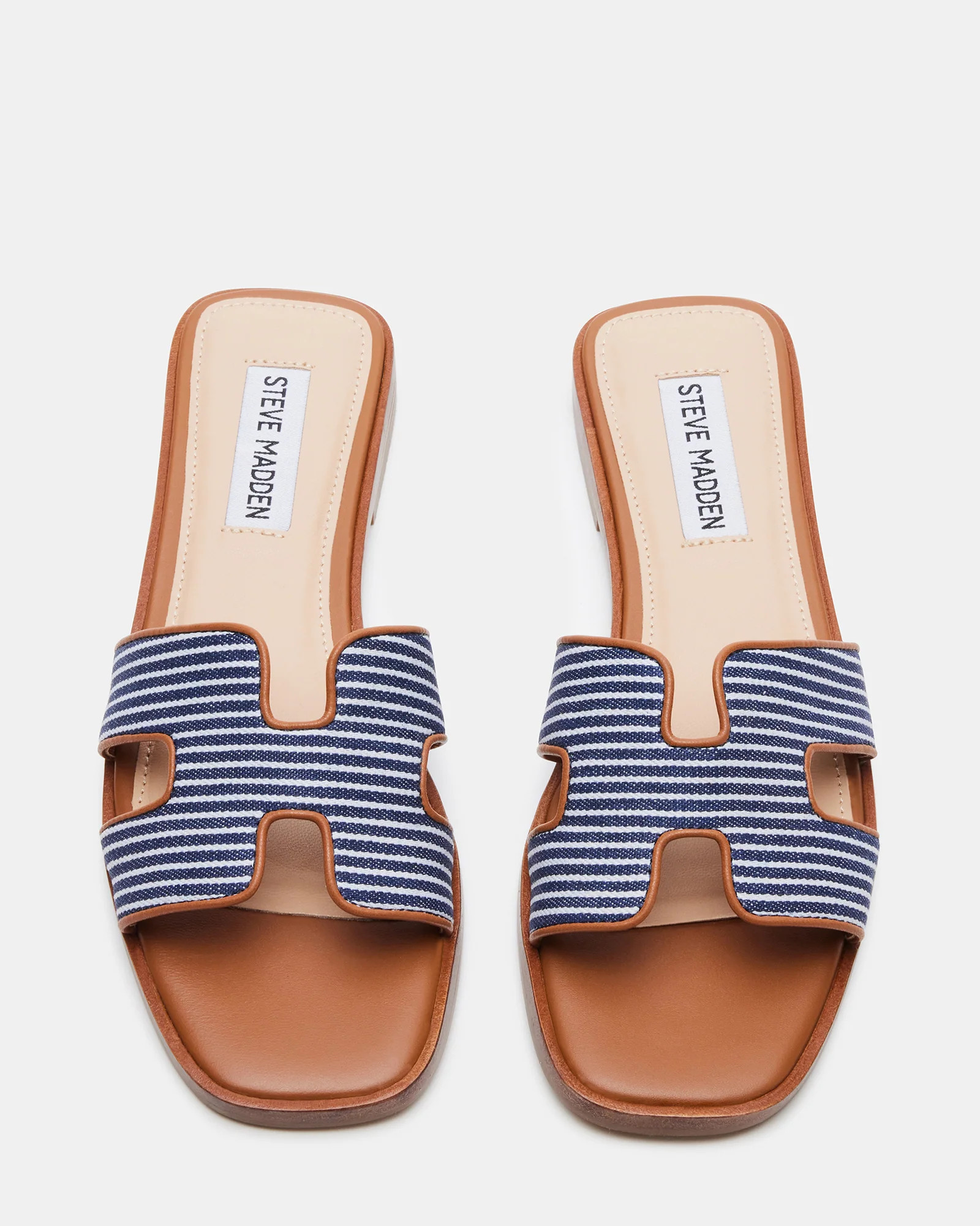 HADYN Navy Multi Sandal | Women's Designer Sandals | Steve Madden (US)